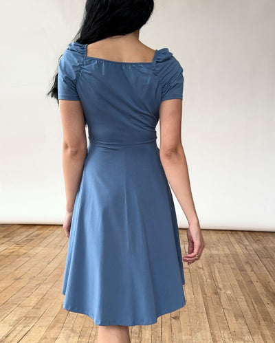 SABINE dress in Elemental Blue