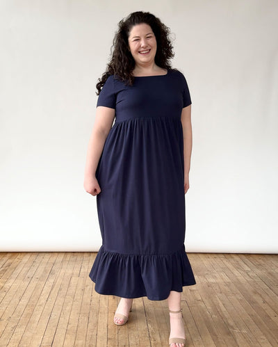 HAVEN maxi dress in Navy