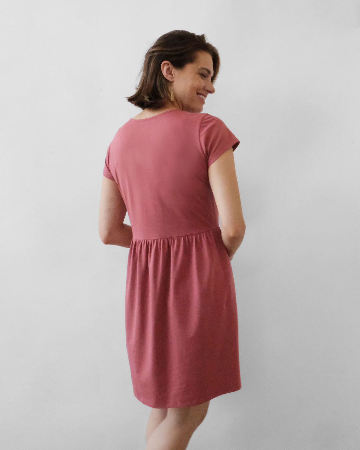 FLEUR dress in Withered Rose
