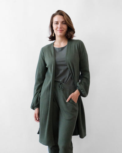 MARGO duster in Jungle Green