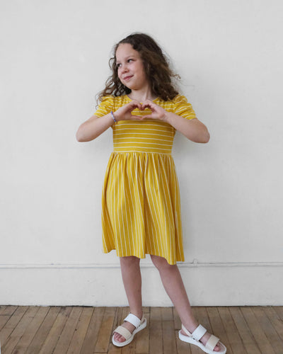 TORI dress in Lemon (GIRLS)