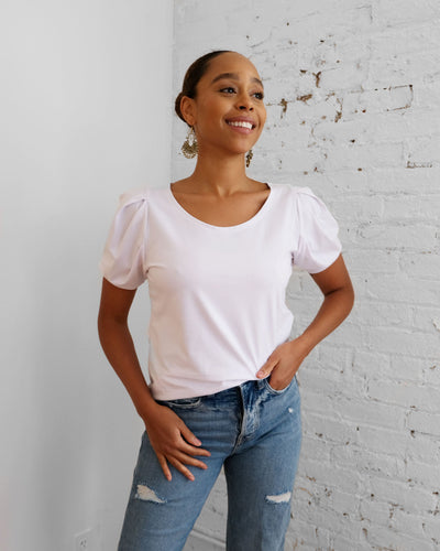 JUSSIEU top in White