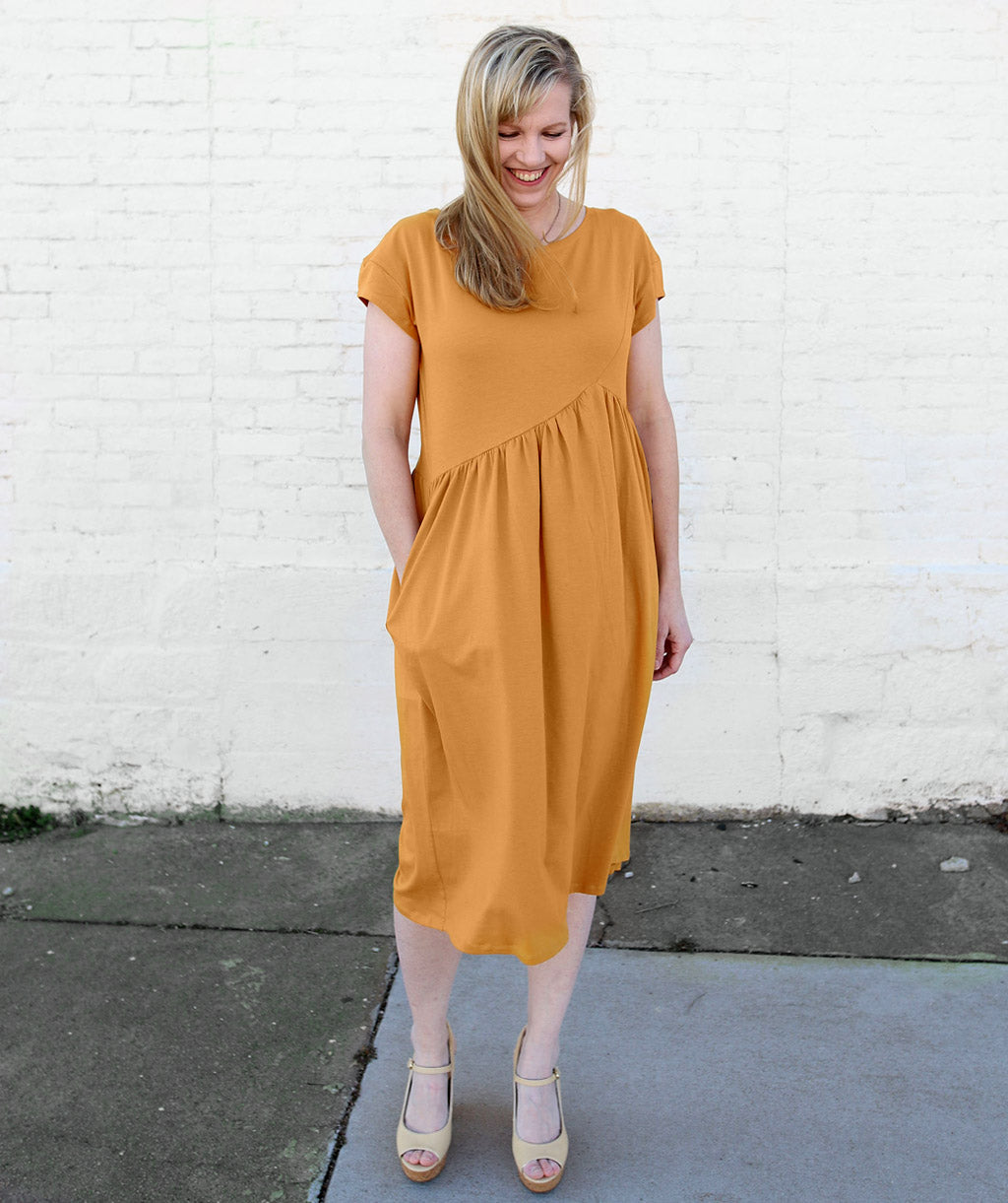 NOVA dress in Mustard – Elegantees