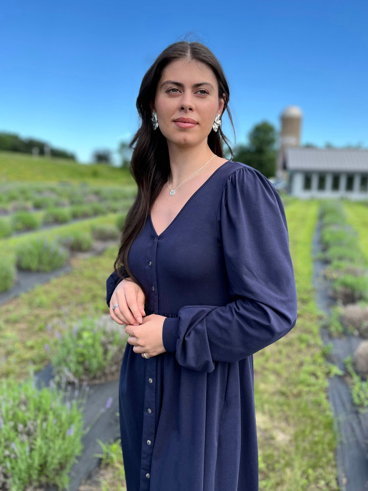 LUCILLE dress in Navy