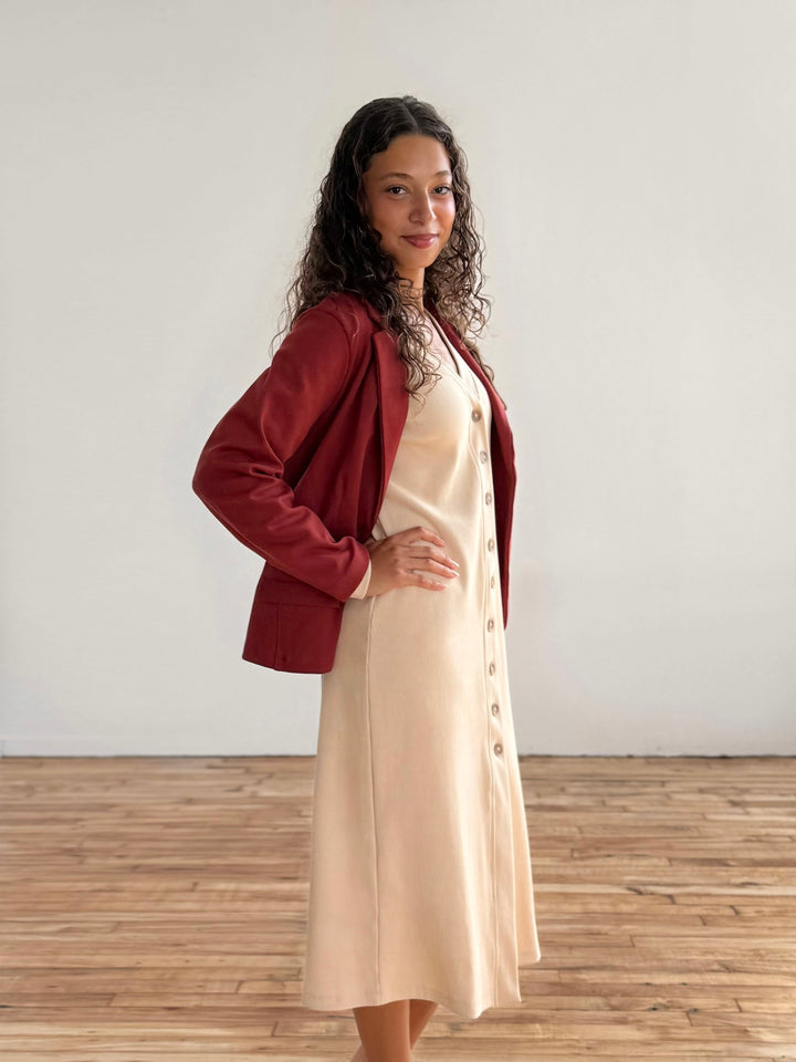 OCTAVIA blazer in Red Amber