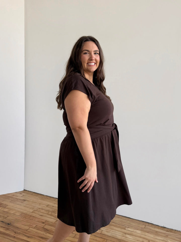 CONNIE skirt in Ebony Brown