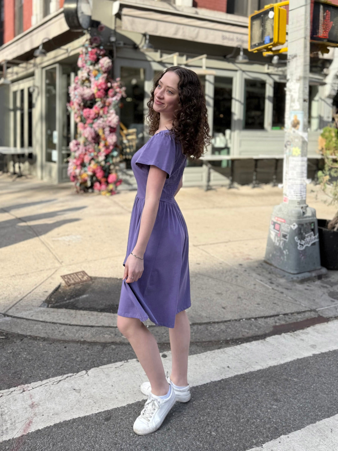 RAZELE dress in Purple Haze