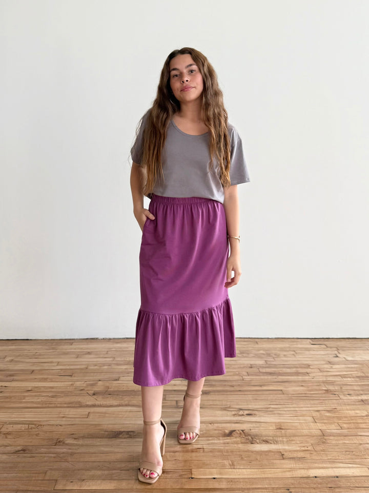 EMILE skirt in Deep Lilac