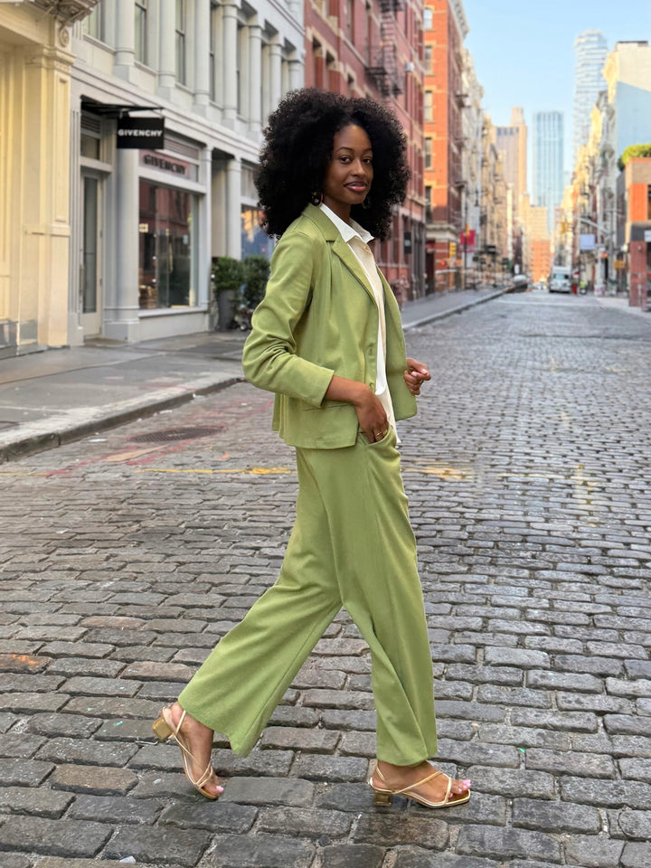 KENNA pants in Grass Green