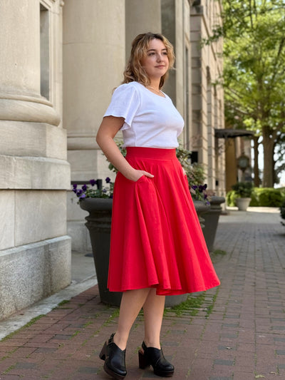 CIELA skirt in Bright Ruby