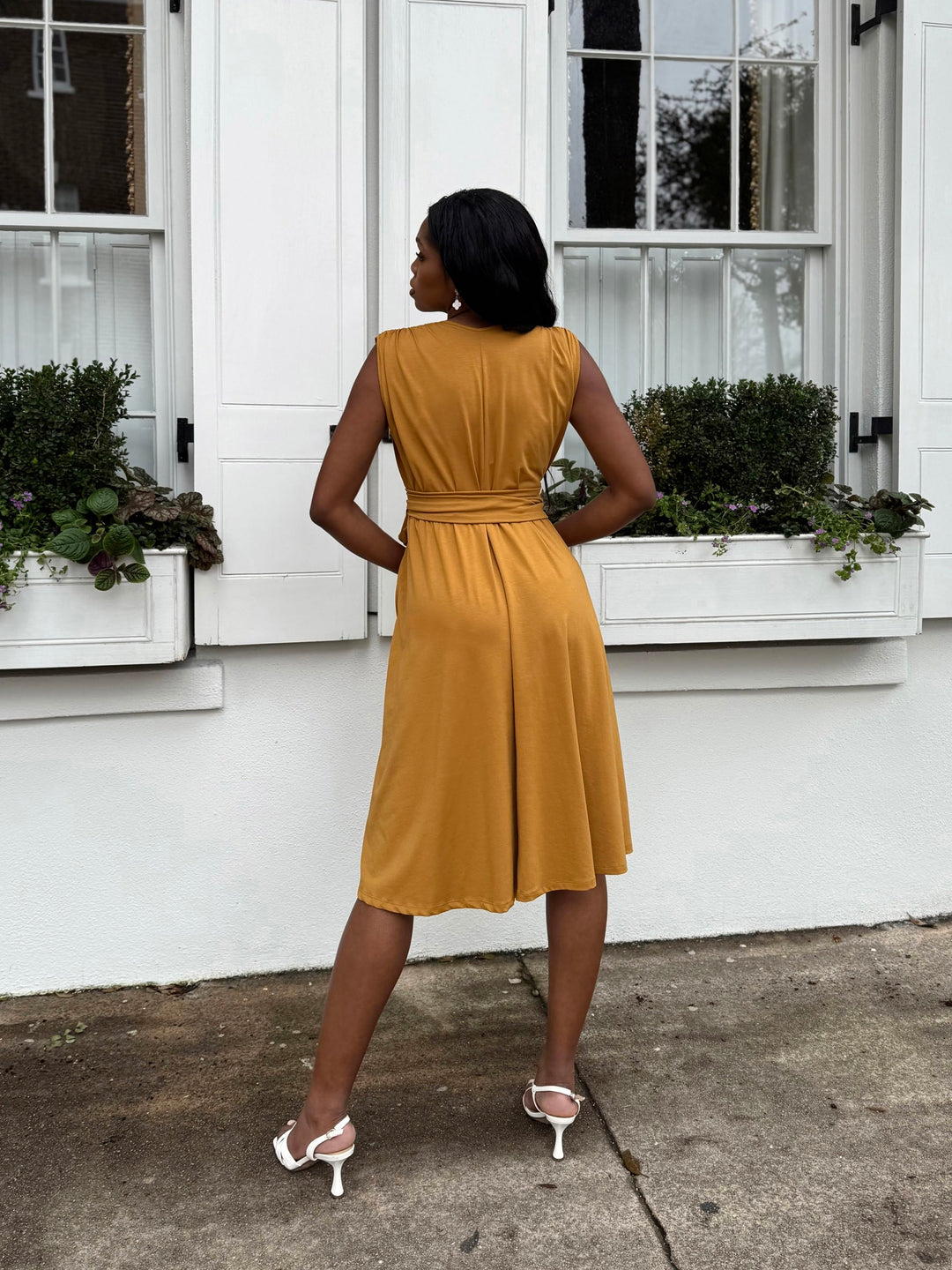 SERAPHINA dress in Light Amber