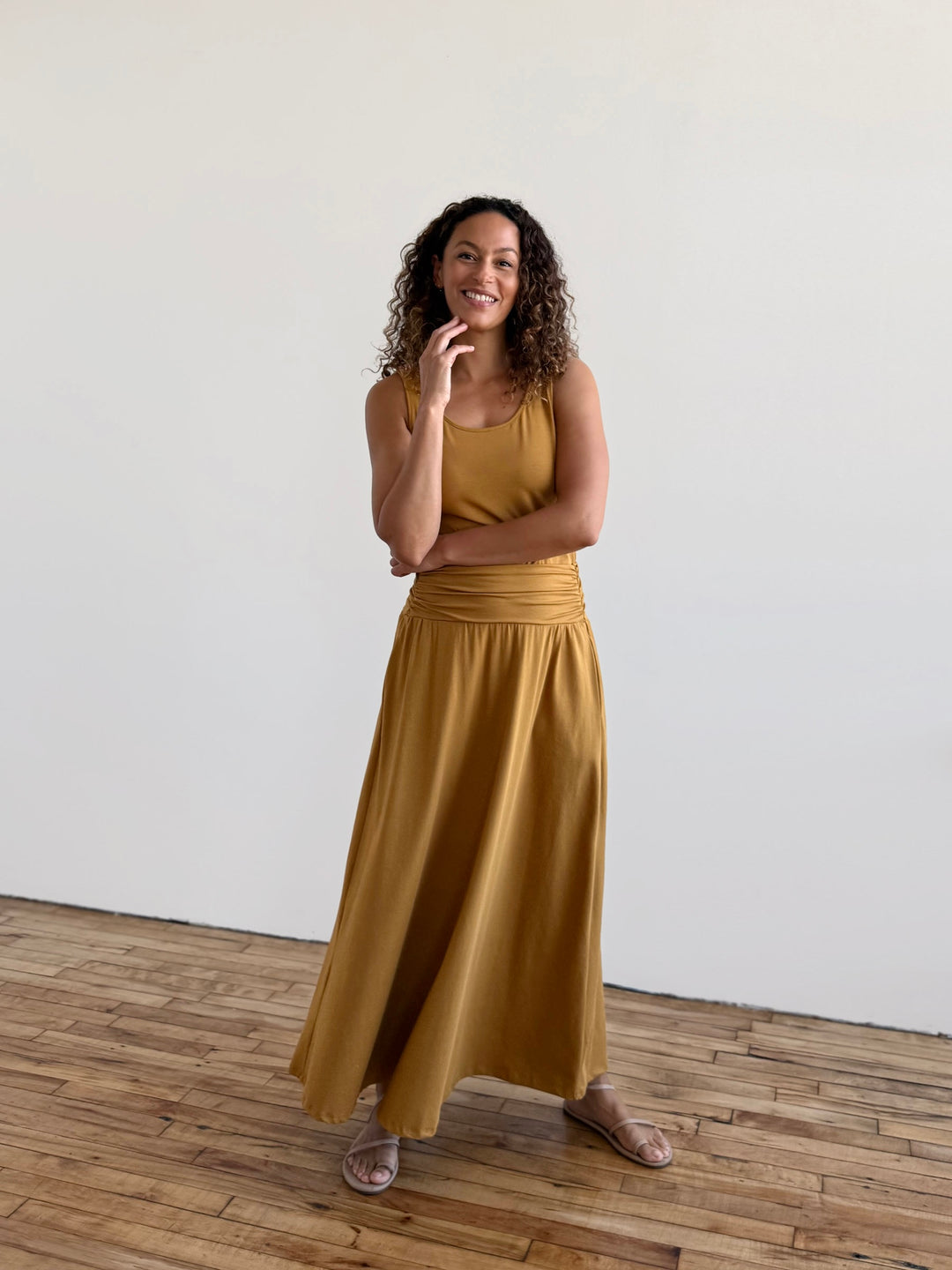 ABIGAIL tank in Light Amber