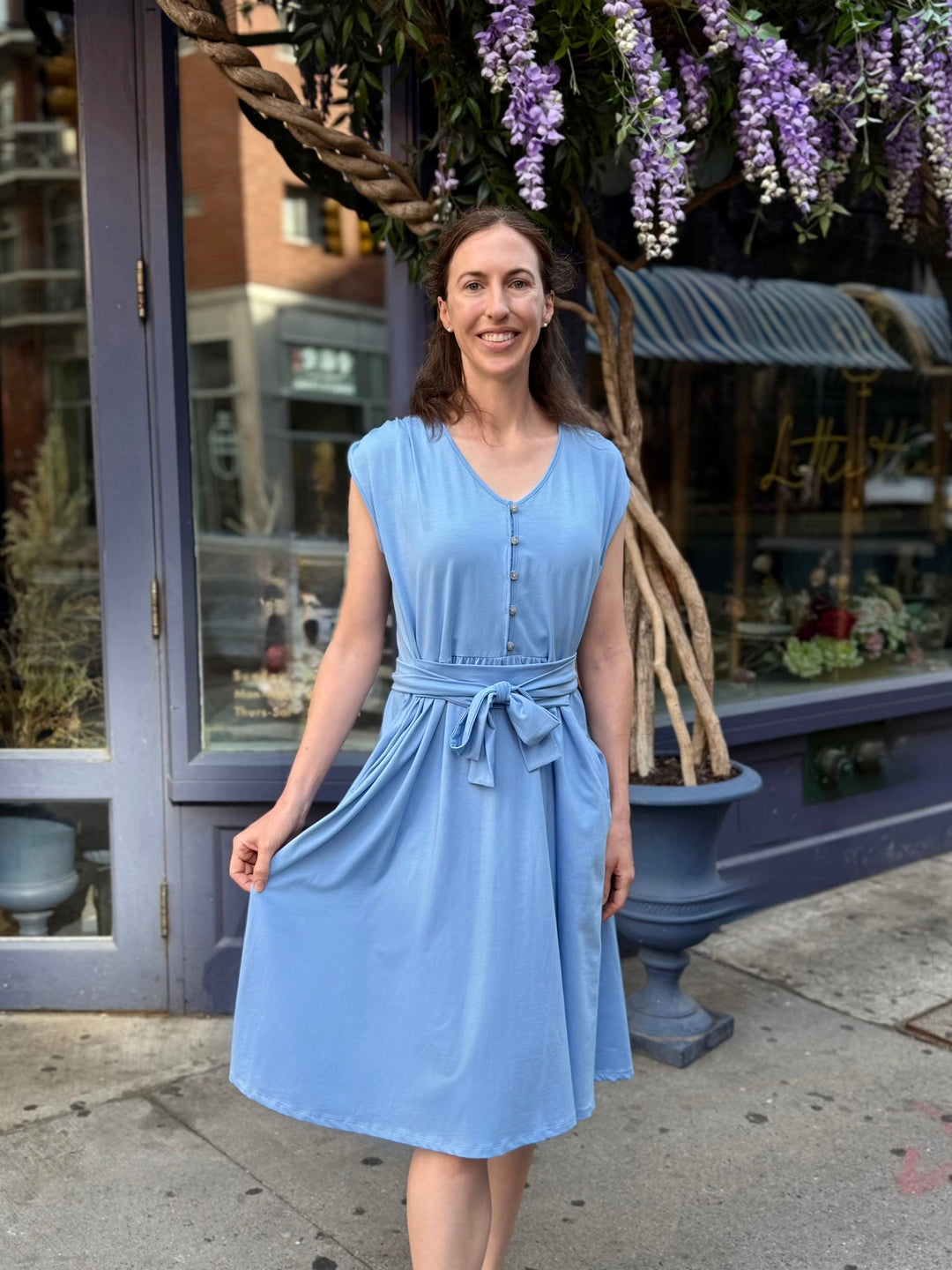 SERAPHINA dress in Light Cornflower