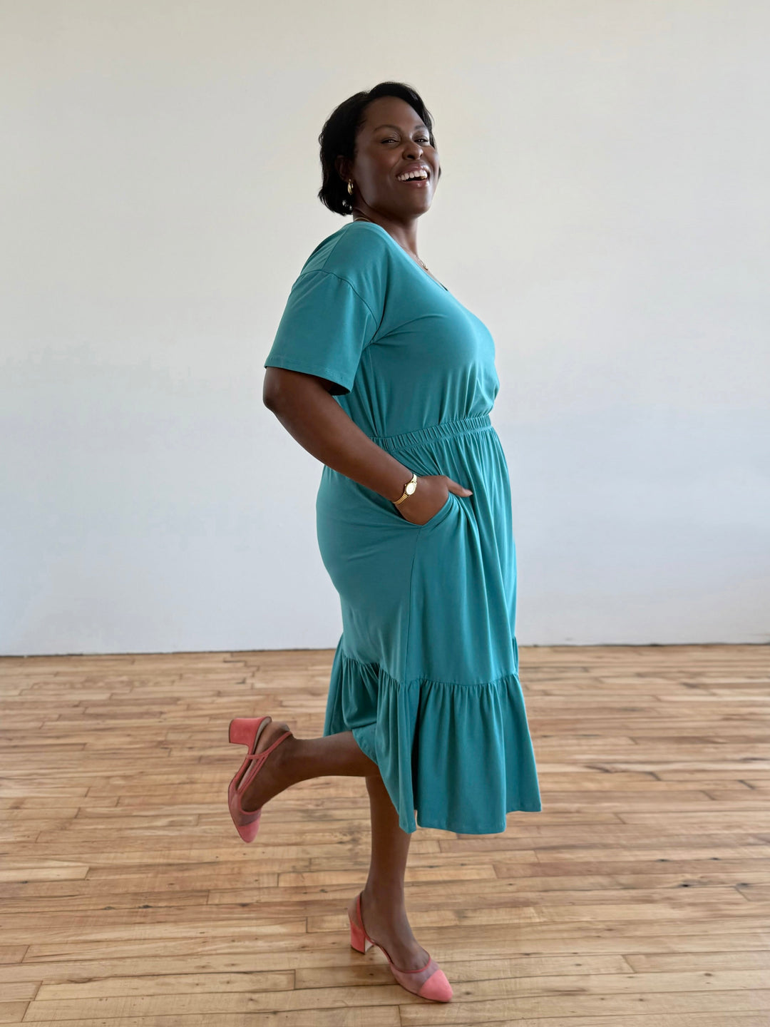 EMILE skirt in Marine Teal