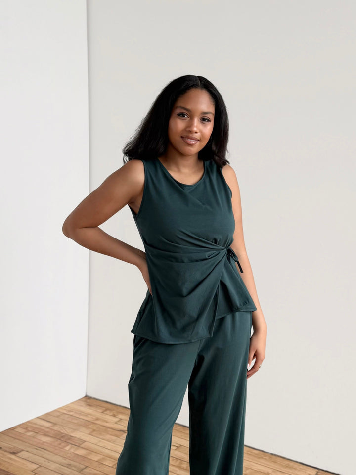 REINA top in Deep Pine
