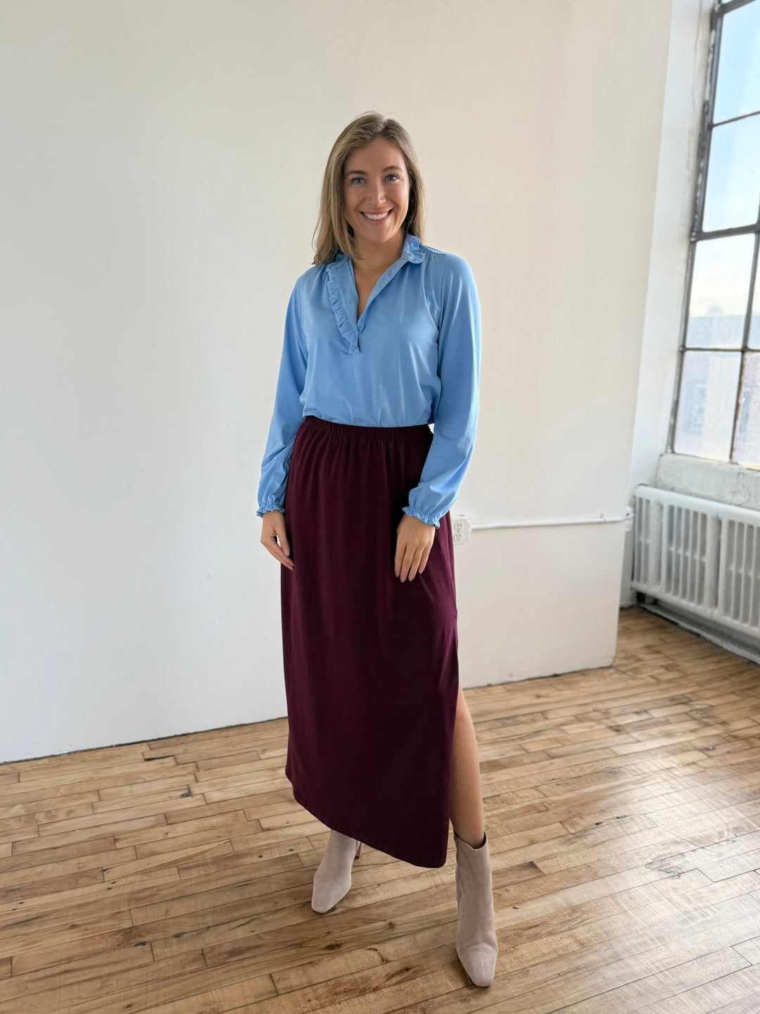 SEZANE top in Light Cornflower