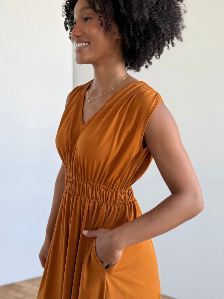 HAMPTON dress in Spiced Cider