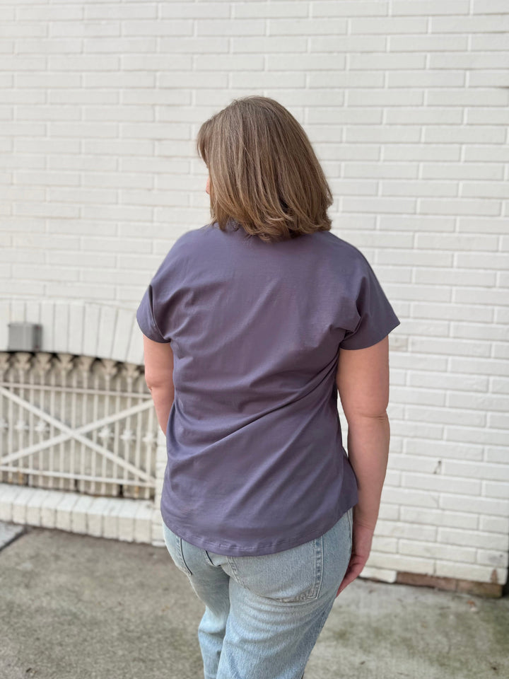 SAMARIA top in Dewberry
