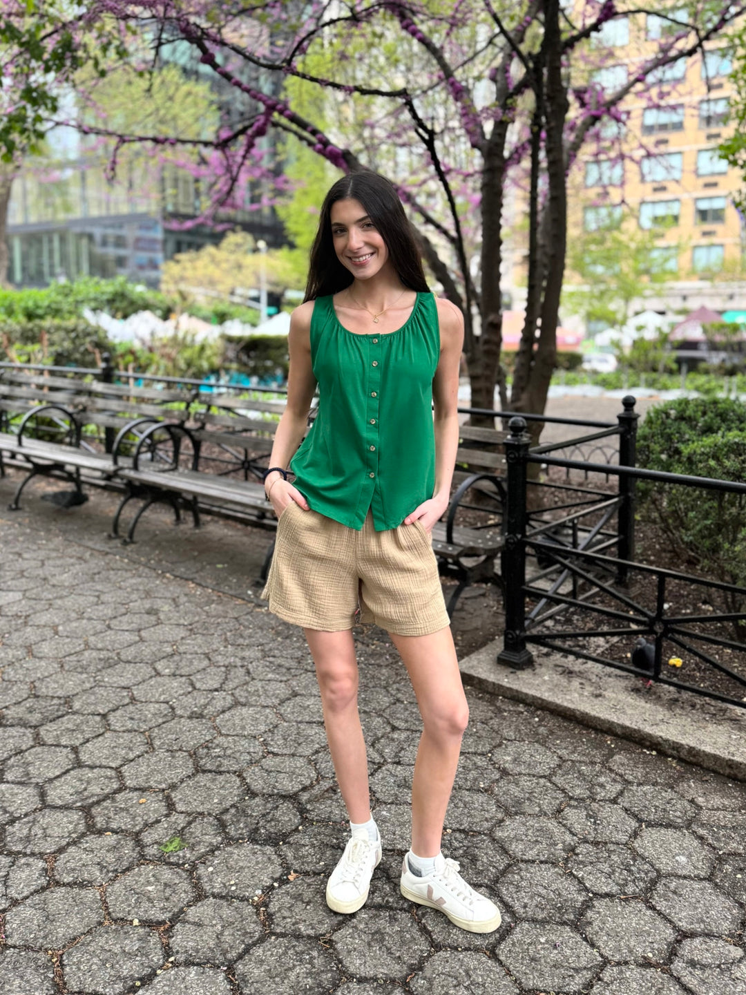 NADIA tank in Rich Emerald