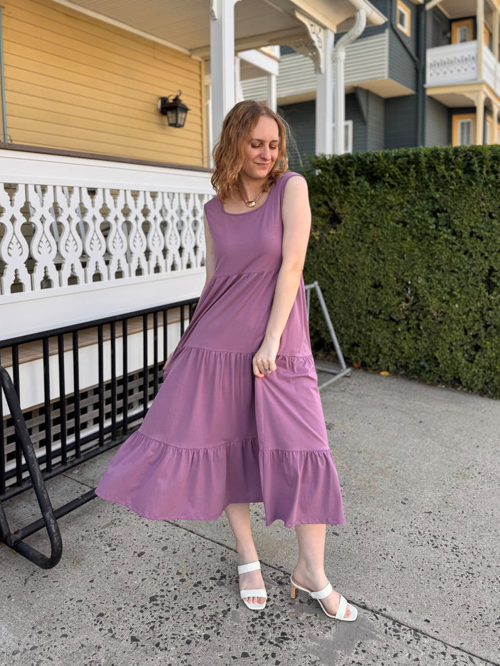 DARCY dress in Dusty Orchid
