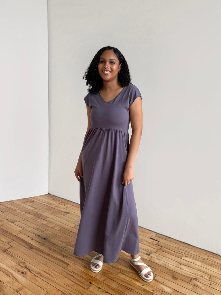 DINAH dress in Dewberry