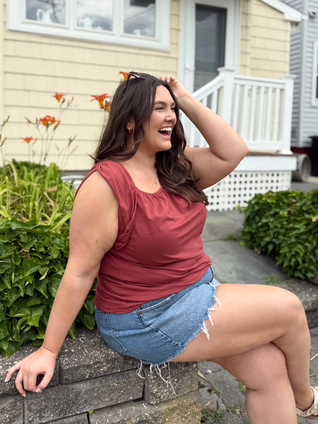 ADORA tank in Earthy Red