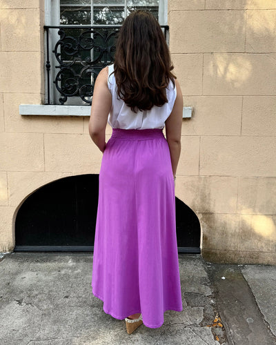 CAMELLIA skirt in Magenta Bloom
