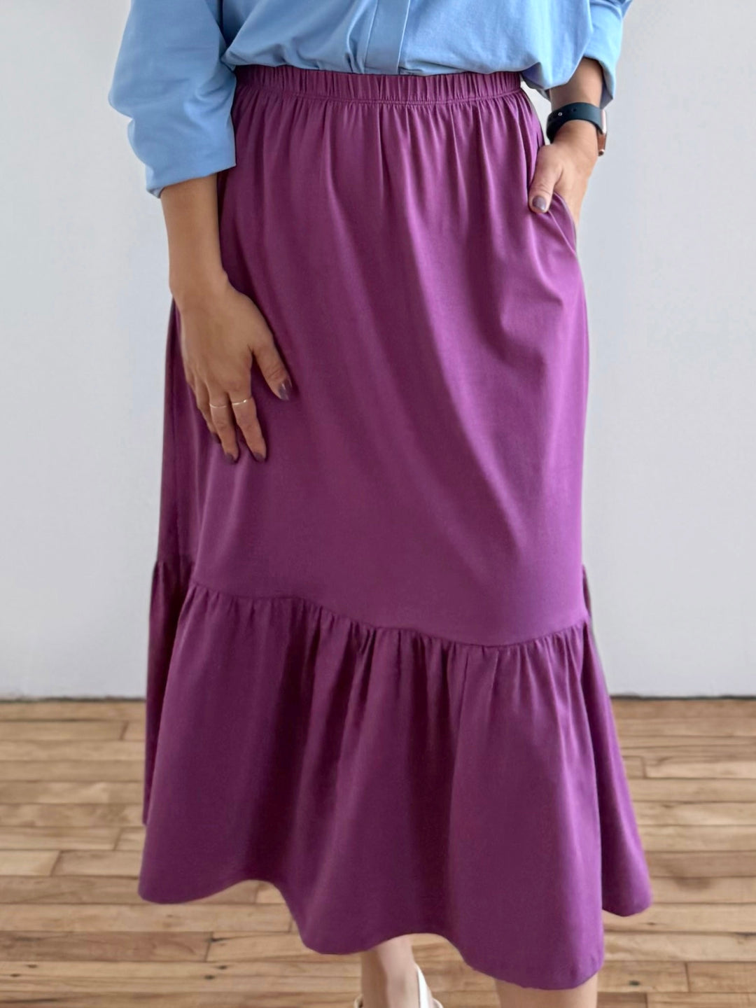 EMILE skirt in Deep Lilac