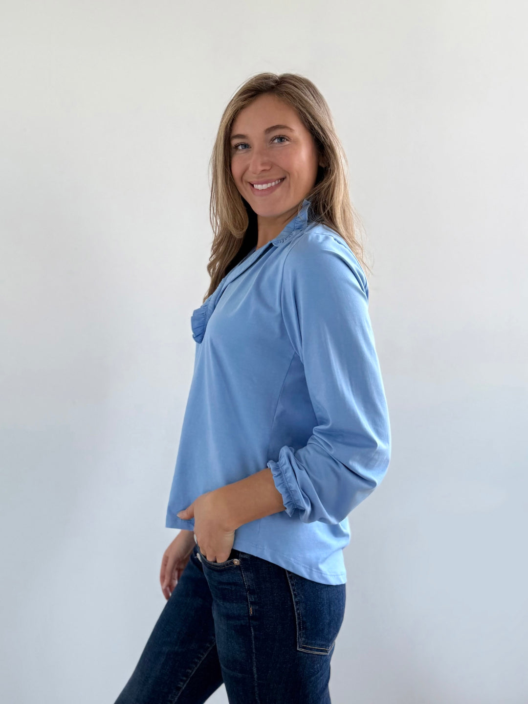 SEZANE top in Light Cornflower