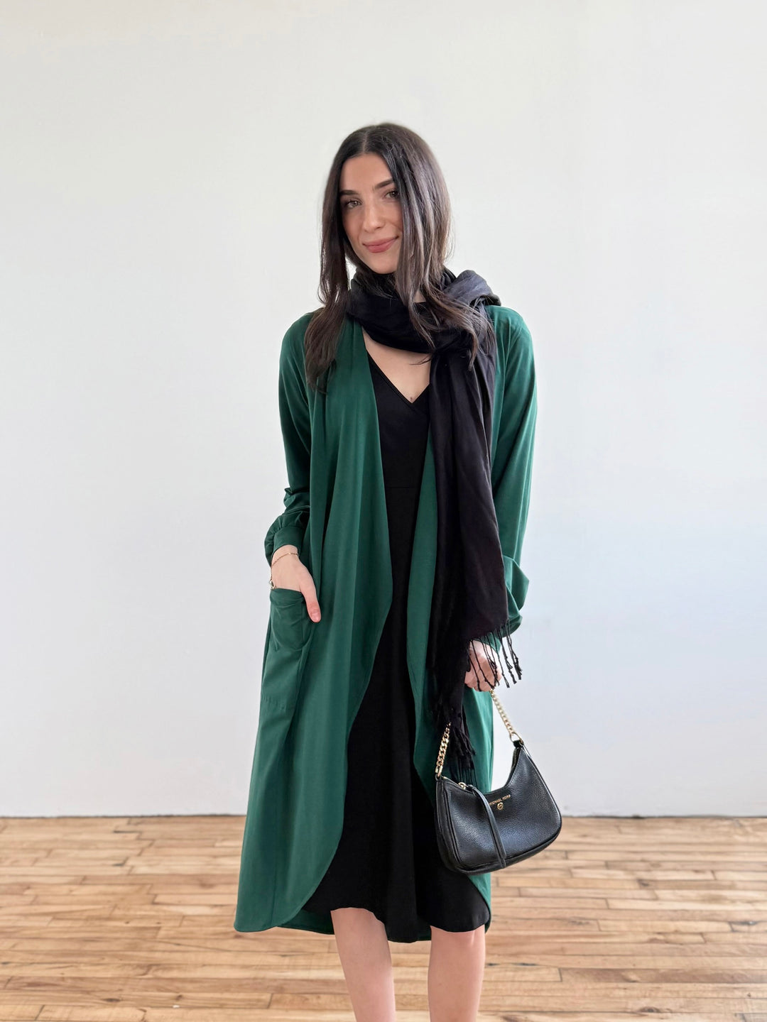 STEFFI duster in Dark Green