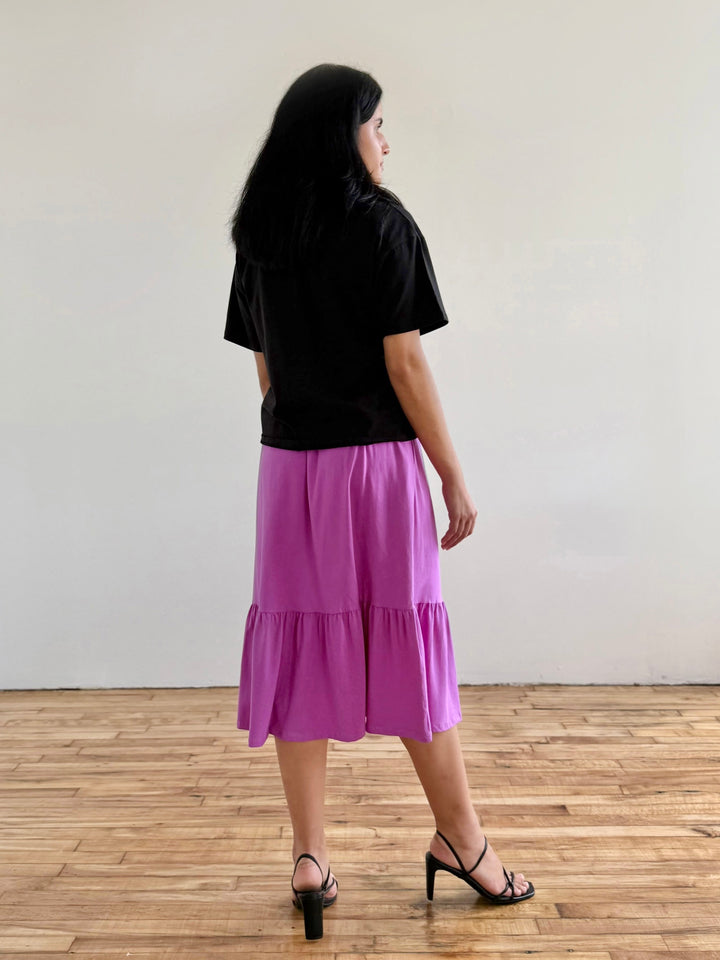 EMILE skirt in Magenta Bloom