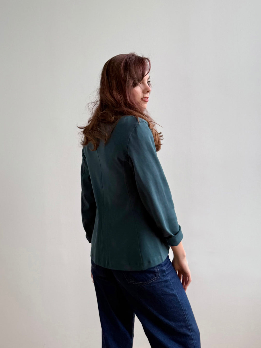 OCTAVIA blazer in Deep Sea