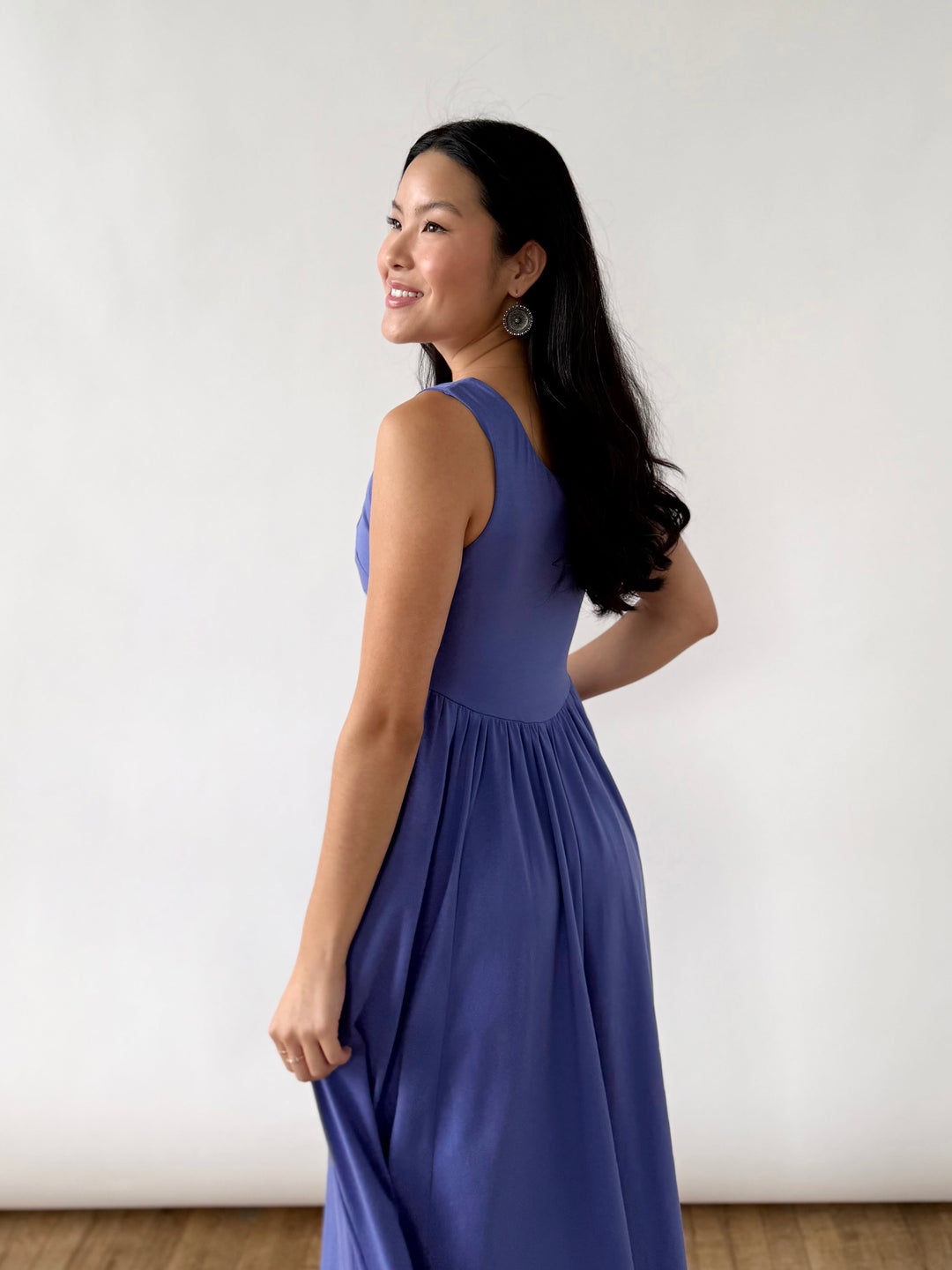 ESTHER dress in Iris Bloom Elegantees ESTHER dress in Iris Bloom Elegantees