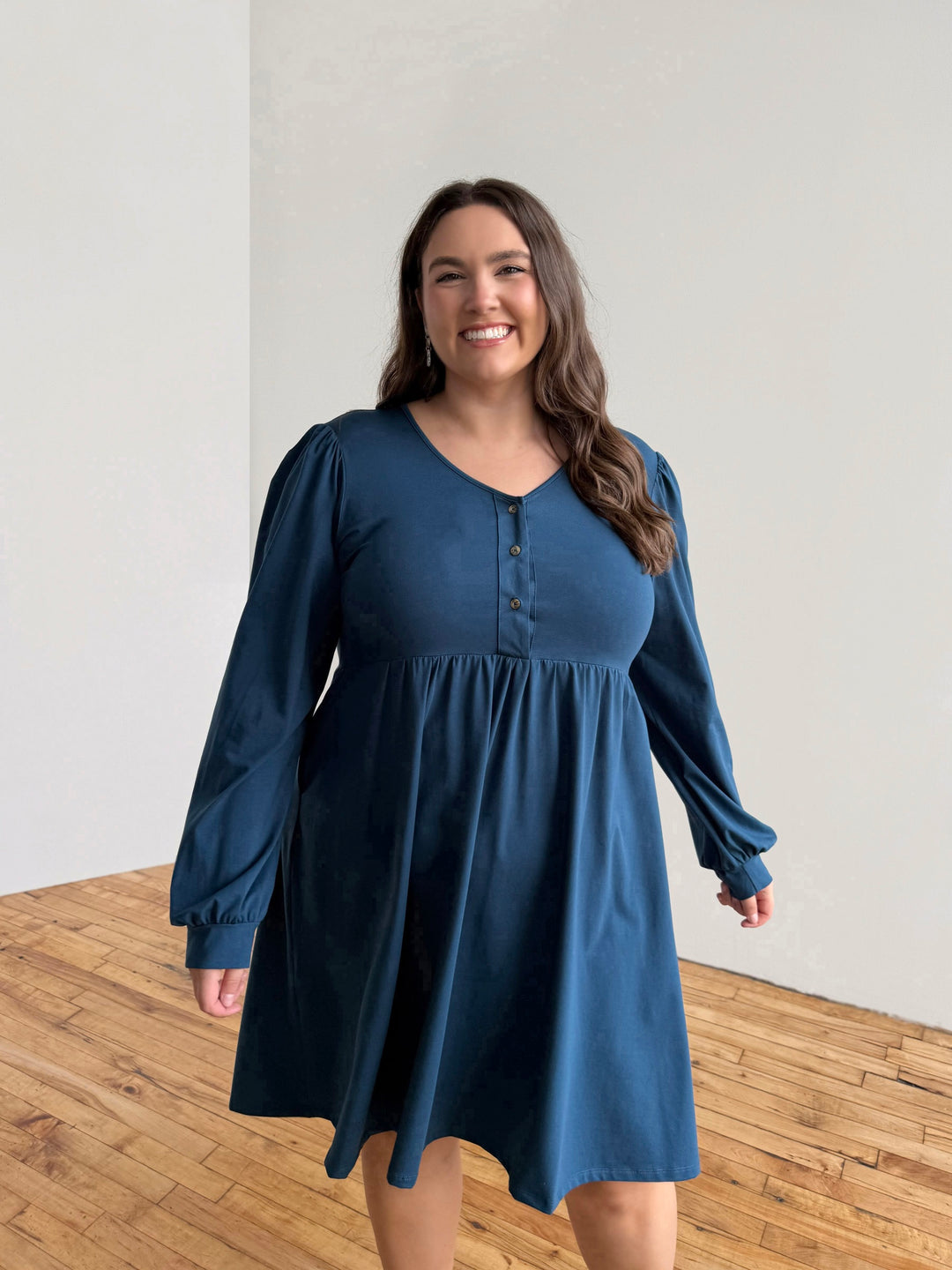 LUCIA dress in Atlantic Blue