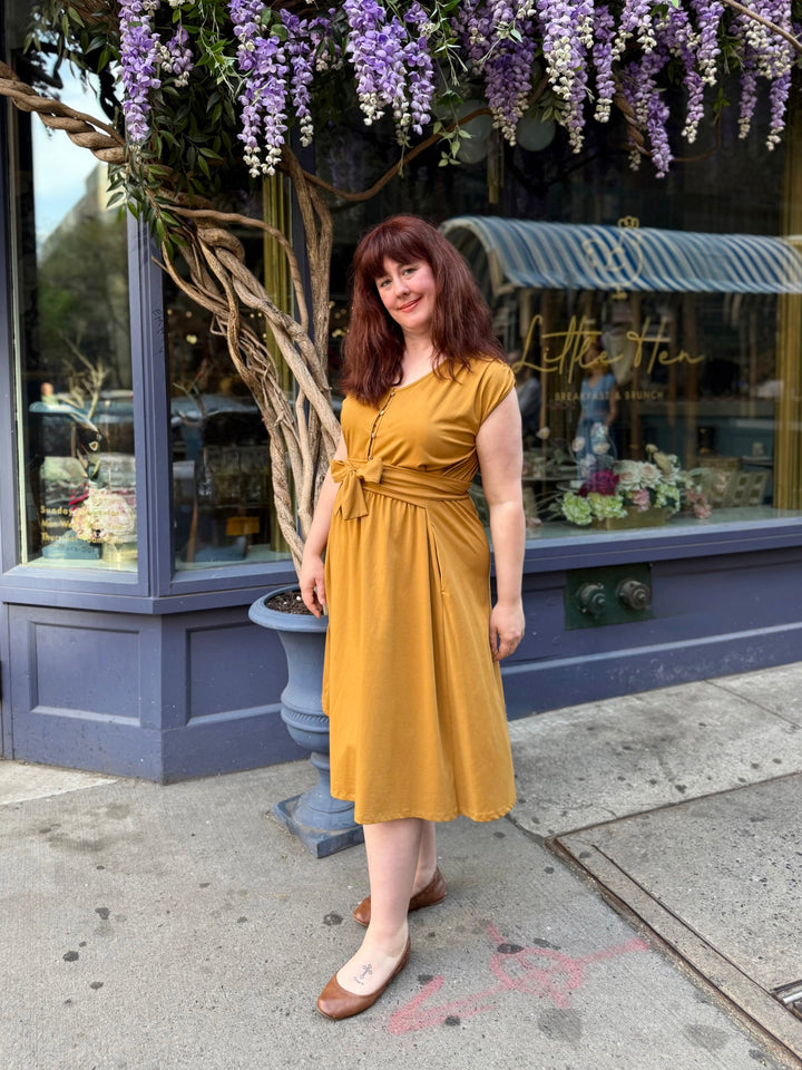 SERAPHINA dress in Light Amber