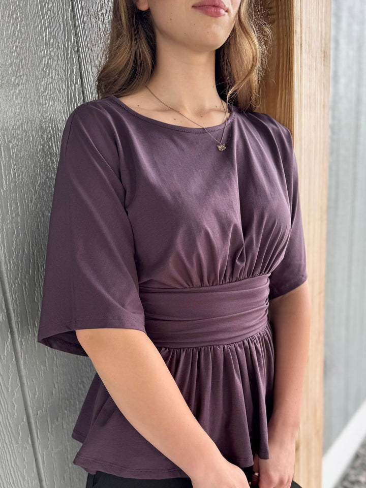 LANDREE top in Plum