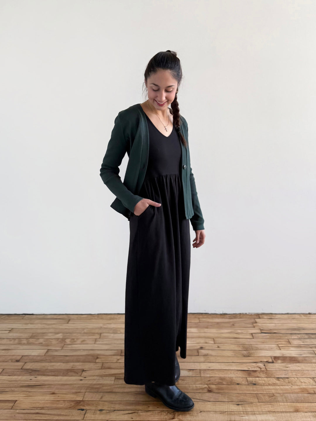 BRIE maxi dress in Black