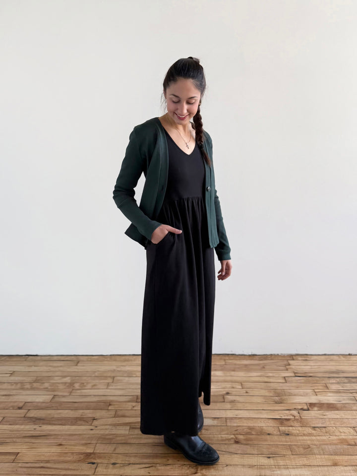 BRIE maxi dress in Black