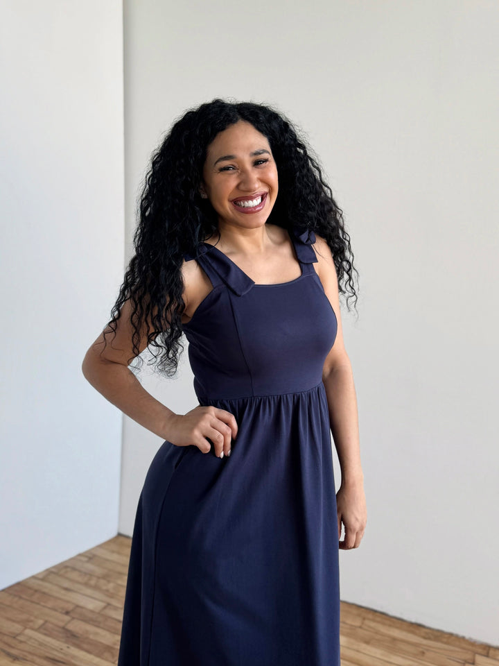 VERONA dress in Navy