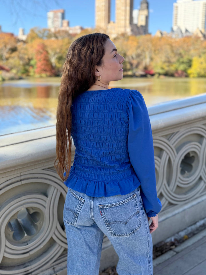 CAECILIA top in Blue Iolite