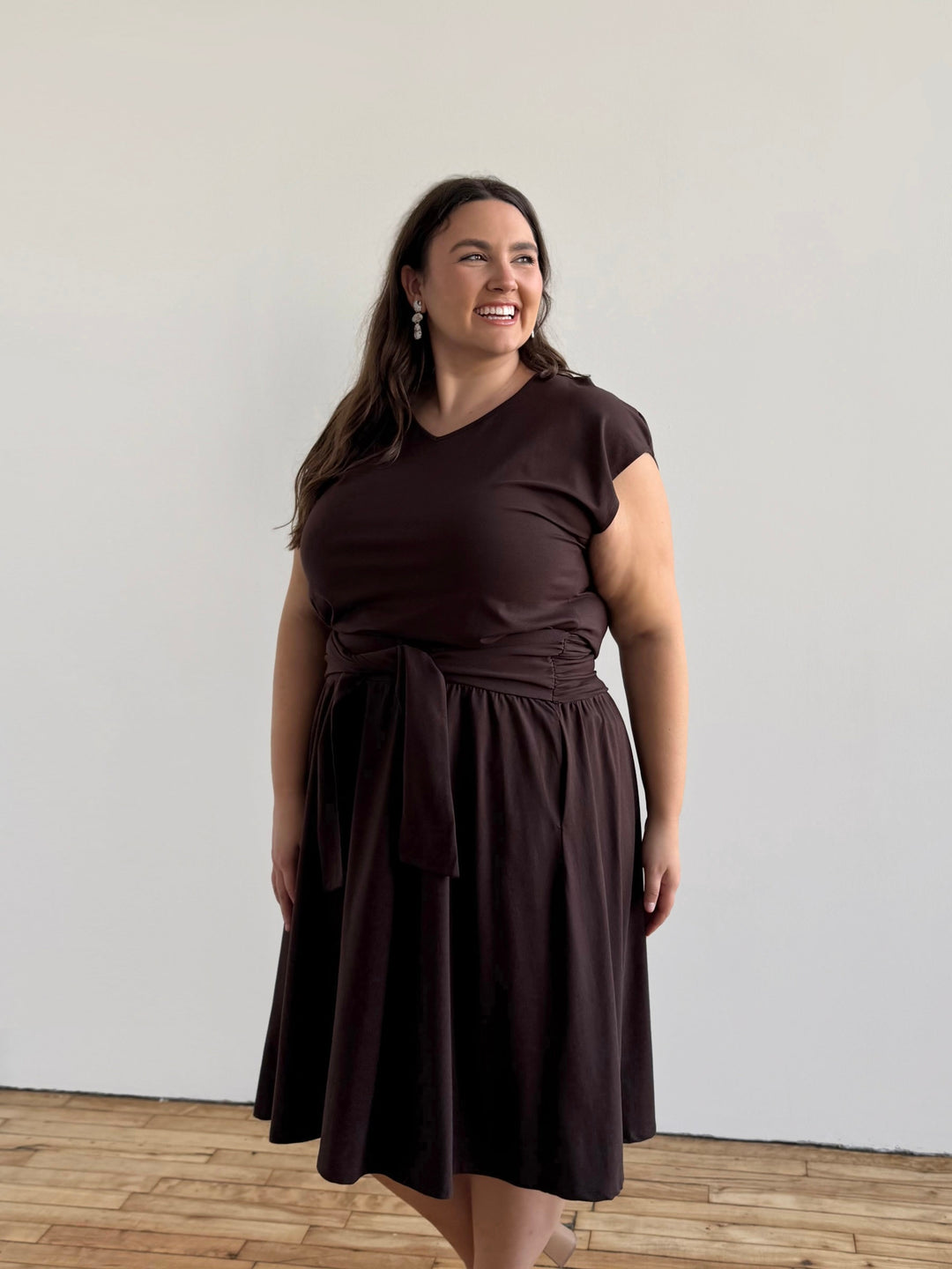 CONNIE skirt in Ebony Brown