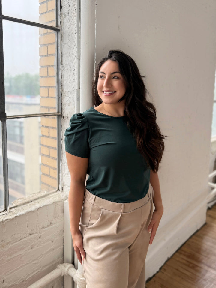 NOLITA tee in Deep Pine