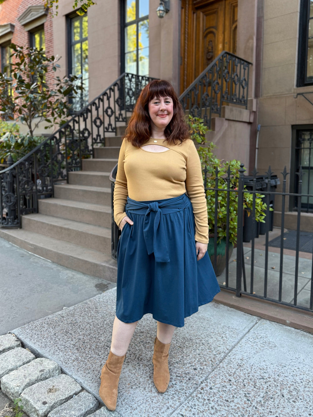 CONNIE skirt in Atlantic Blue