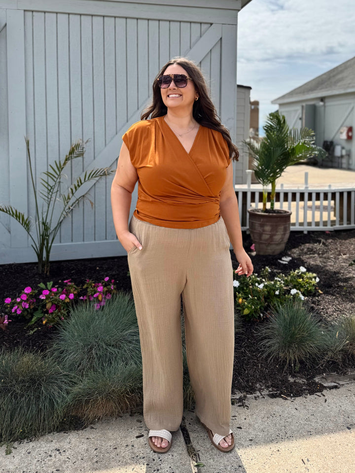 JOLIE top in Spiced Cider