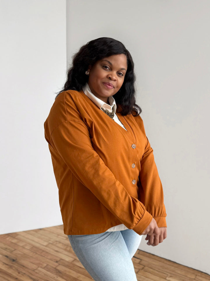 MALLEY cardigan in Spiced Cider