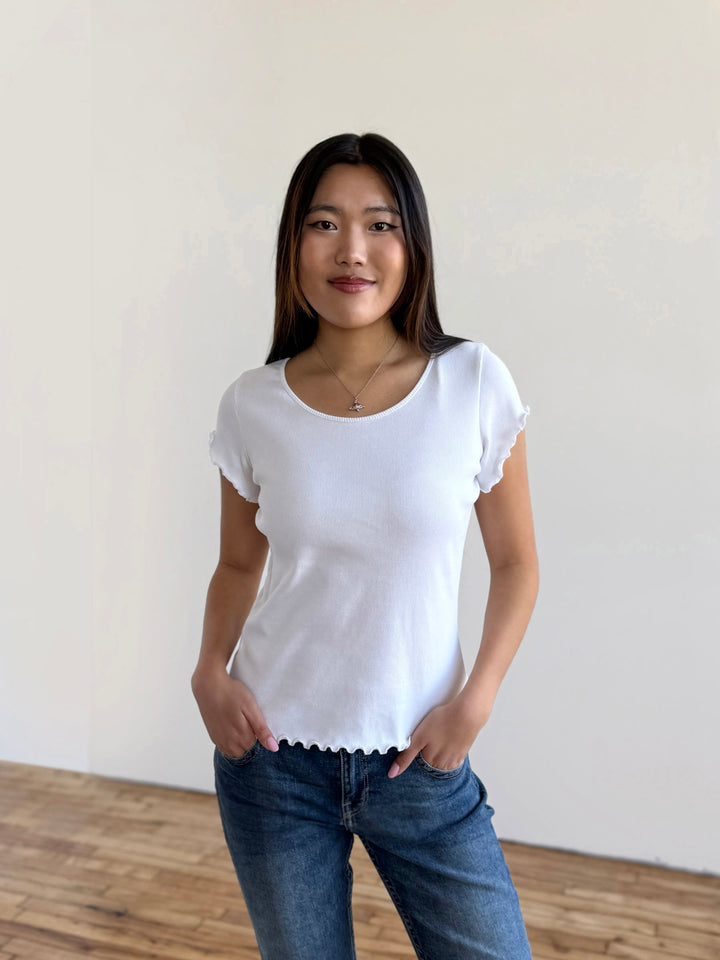 KELSIE tee in White