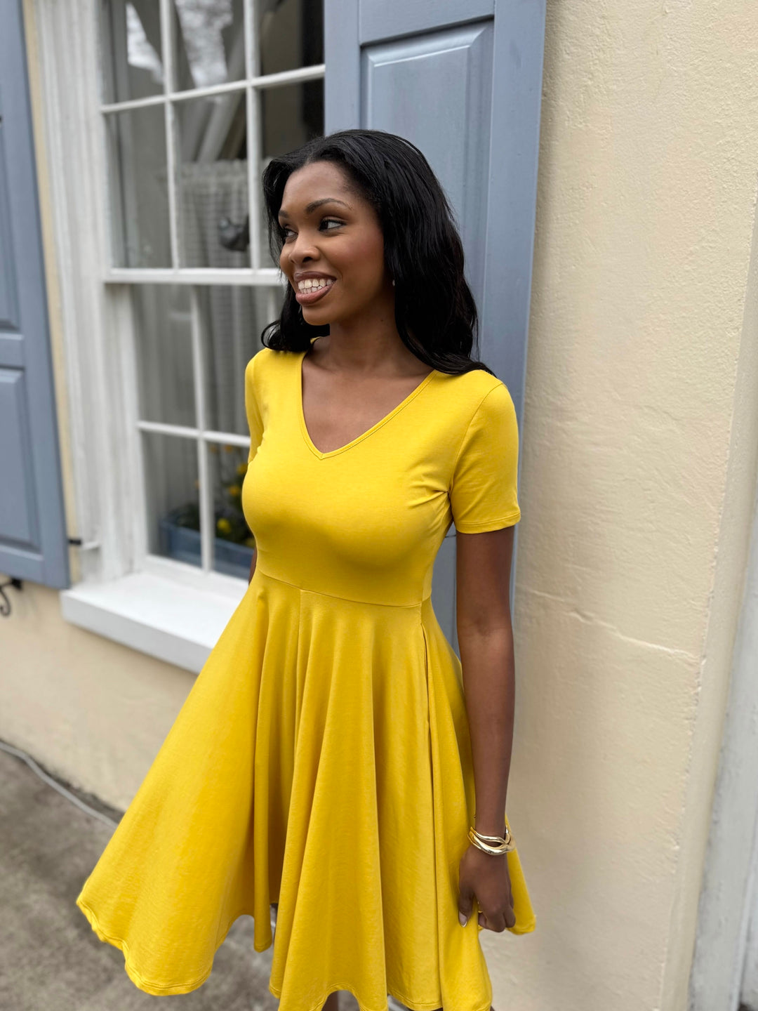 ADINA dress in Sunflower