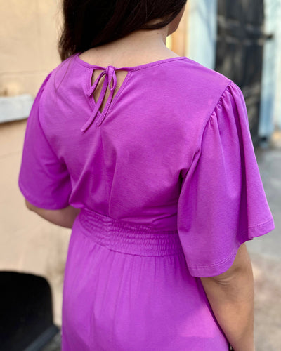 ELLIOT tee in Magenta Bloom