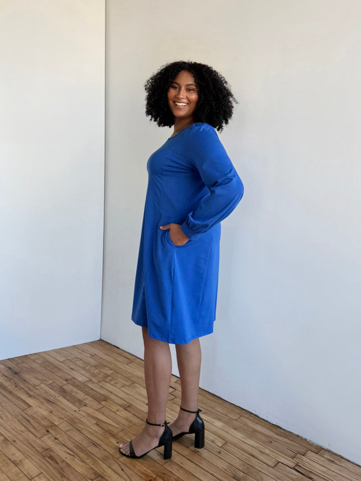 CONSTANCE dress in Blue Iolite