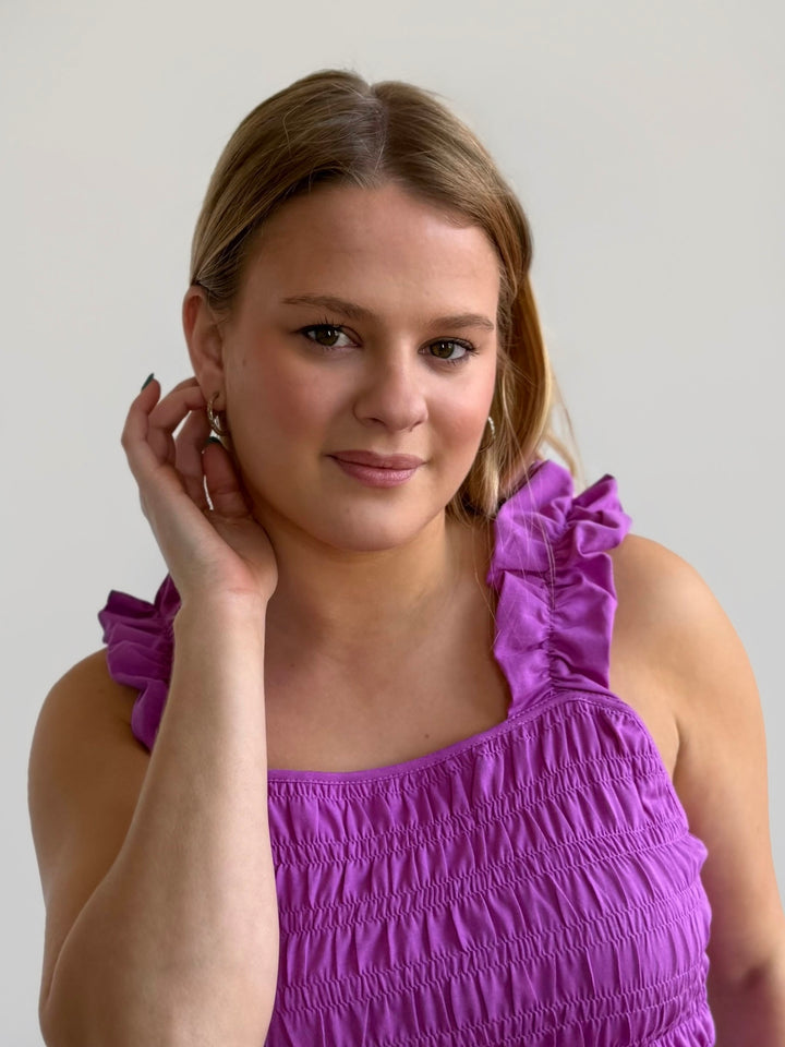 ELOWEN tank in Magenta Bloom